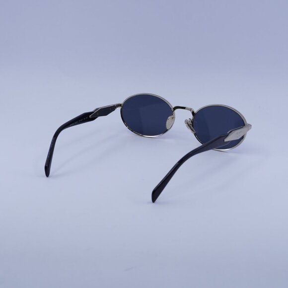 Prada PR65ZS ZVN09T Sunglasses Pale Gold Oval Frame - Picture 12 of 13